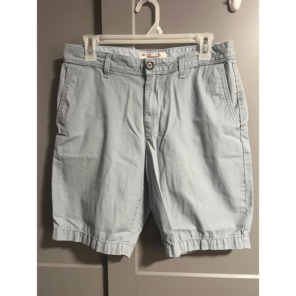 An Original Penguin By Munsingwear Men Flat Front Chino Shorts Light Blue 30 - Picture 1 of 7